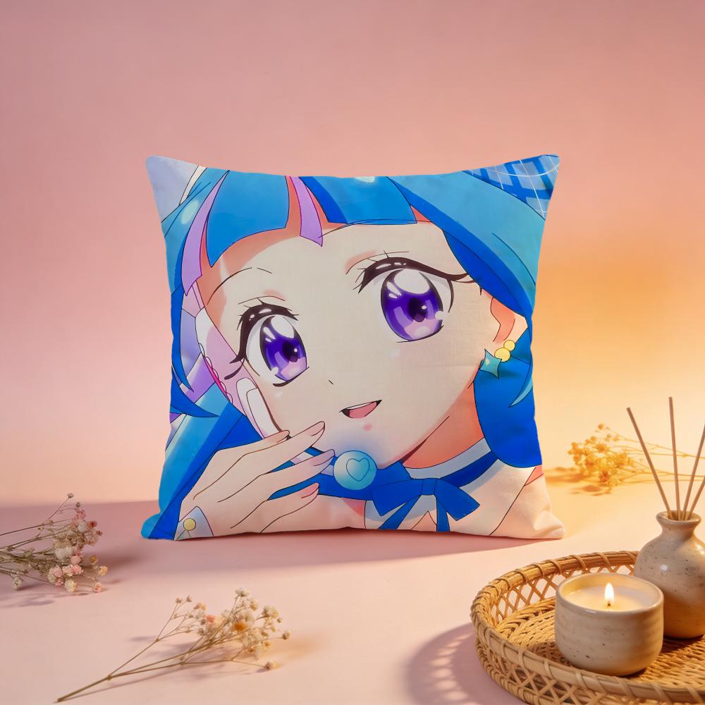 Hot YYYou and Idol Pretty Cureed Cushion Cover Comfortable Durable Pillow Cover MultiScene for Home Office Car Sofa