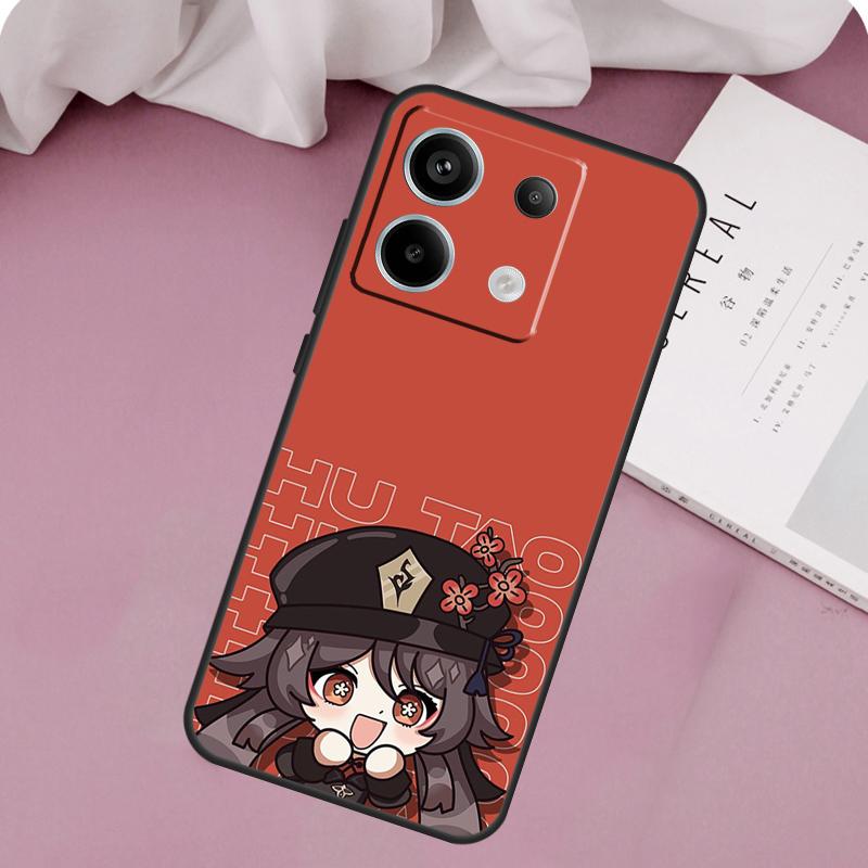 Genshin Impact Hu Tao HuTao Case For Redmi Note 13 Pro 9 10 11 12 Pro Plus 9S 10S 11S 12S Cover For Redmi 12C 10C 13C