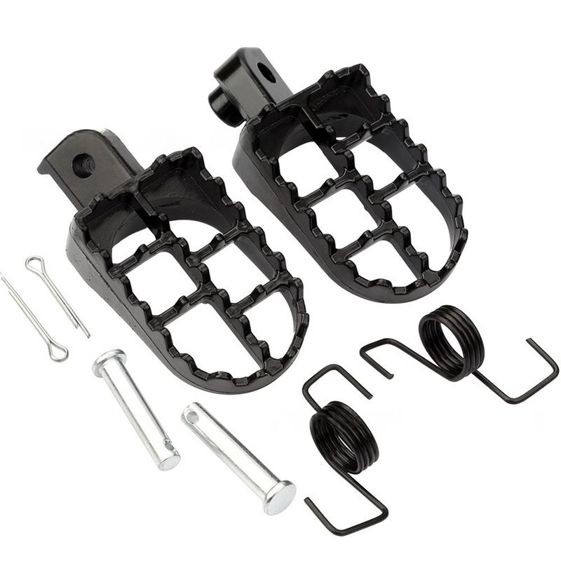 Dirt Bike Riding Black Aluminium Foot Pegs Easy tall Foot Pegs Dirt Compatible Dirtbike Parts Easy tallation