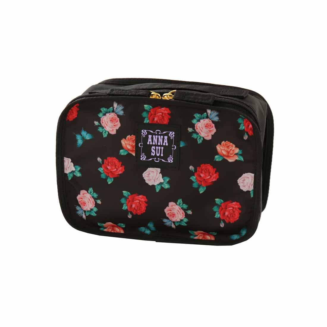 

Маленький чехол для хранения с мини-чехлом Rose Anna [Anna Sui] чехол/для путешествий (черный) Sui/Женский 001223-0002-01 чёрный