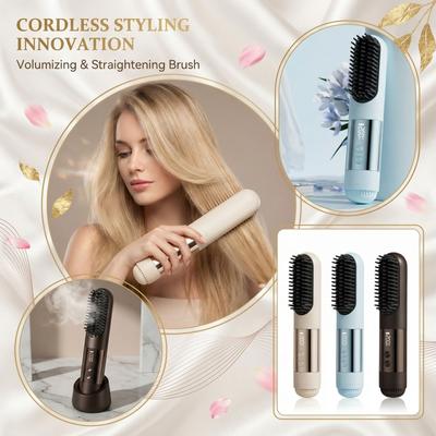 Hair Straightening Comb, High Crown Hair Straightening Comb, Cordless Hair Straightening Comb