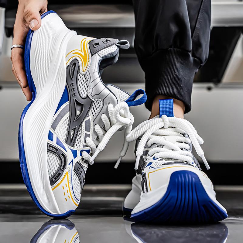 Modă Nouă Pantofi Confortabili cu Talpă Groasă pentru Bărbați pentru Toate Sezoanele Studenți Bărbați Băieți în Tendințe Talpă Moale Respirabili Casual Adidași de Alergare