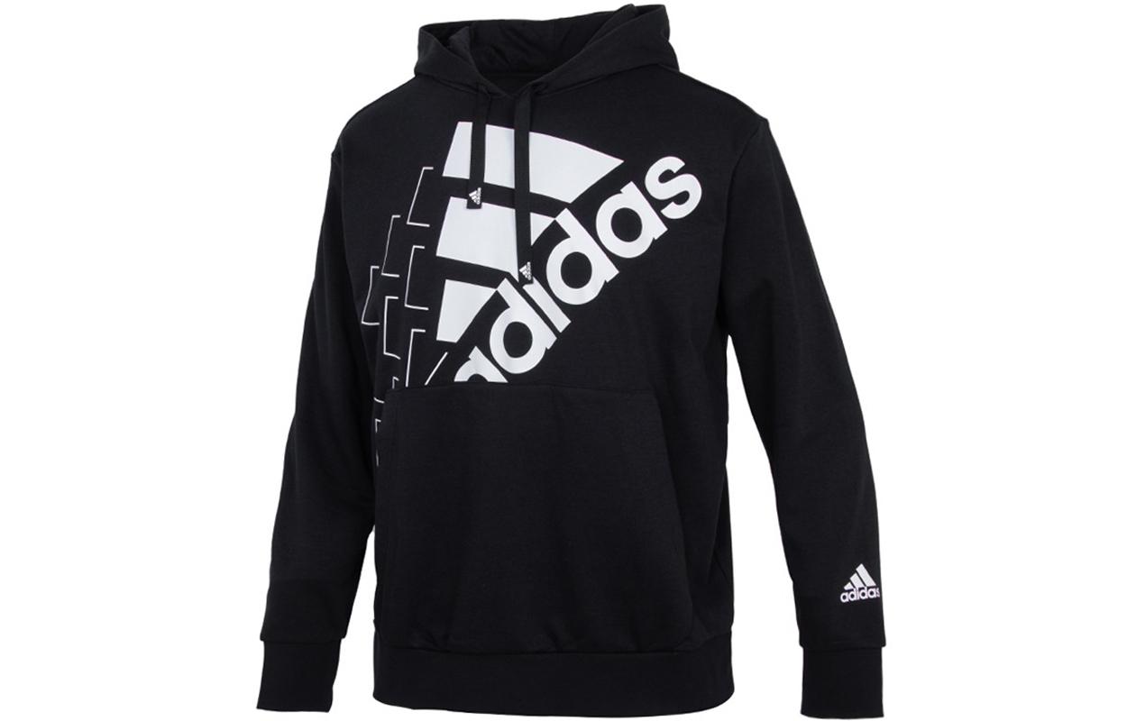 

Adidas Sweatshirts Men s Black Hooded Moderate Regular GS8747 XL