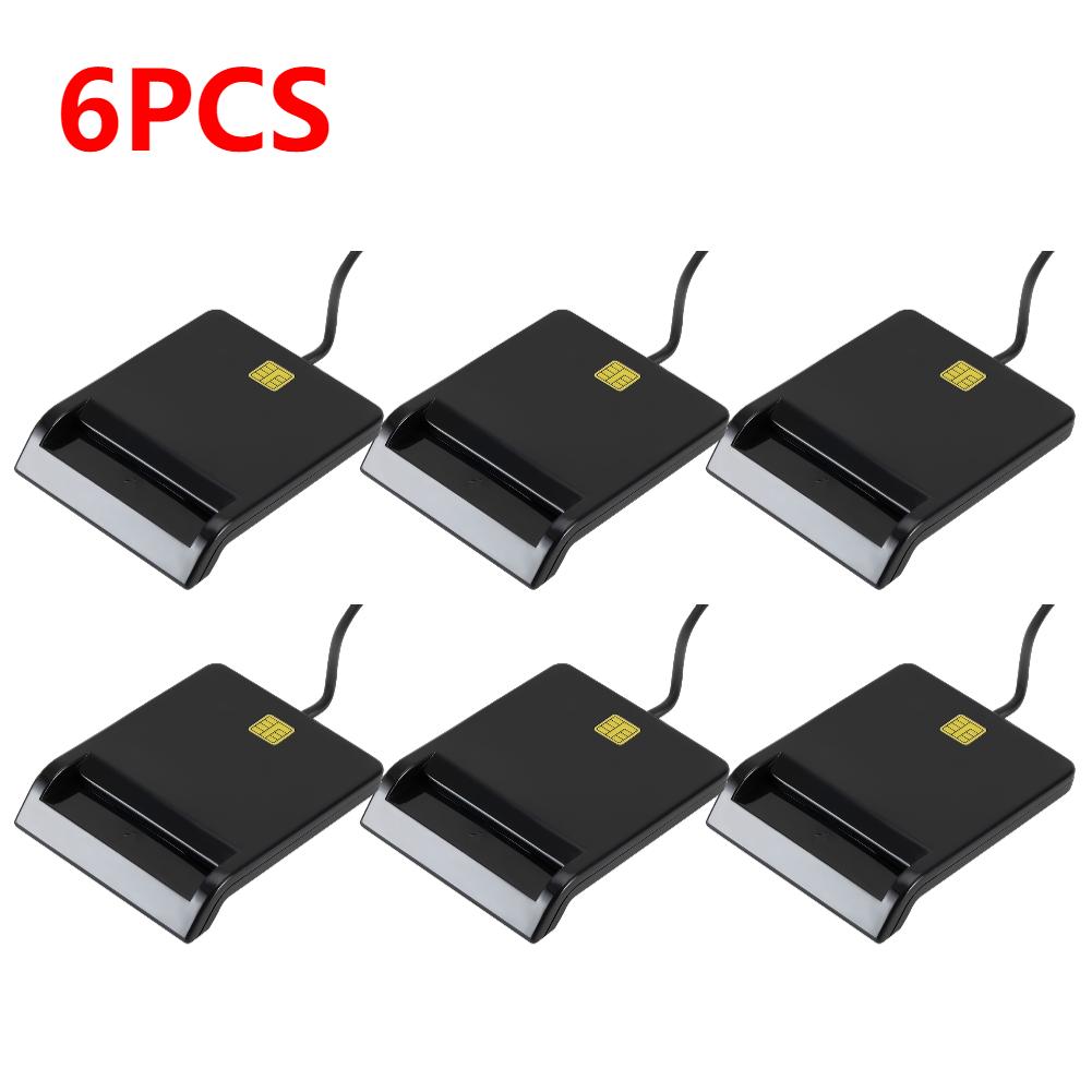 USB Smart Card Reader Stable Operation Reliable Simplicity for DNIE ATM CAC IC ID SIM Card Cloner Connector for Windows Linux