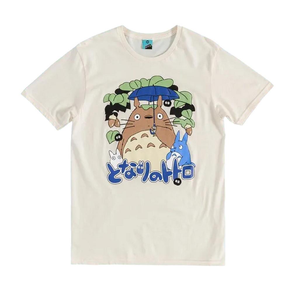 My Neighbour Totoro Unisex Adult Inspired Leafy Scene T-Shirt
