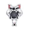 bamoer 925 Silver Fairy Tale Charm Little Red Riding Hood Forest Love Candle House Wolf Charm for Bracelet DIY