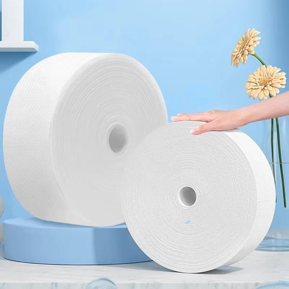 Thickened and Enlarged Disposable Face Towels Extra Large Roll Cotton Facial Cleansing Towel Pearl Pattern Skin-friendly