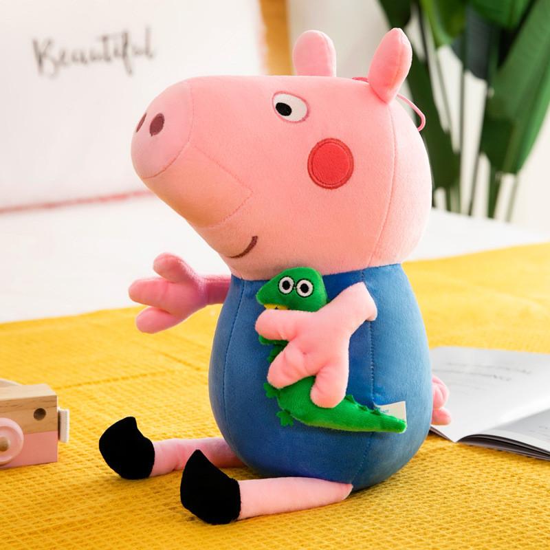 Adorable Peppa Pig Plush Toy Family Set Featuring Soft Pink Pig Dolls For Kids