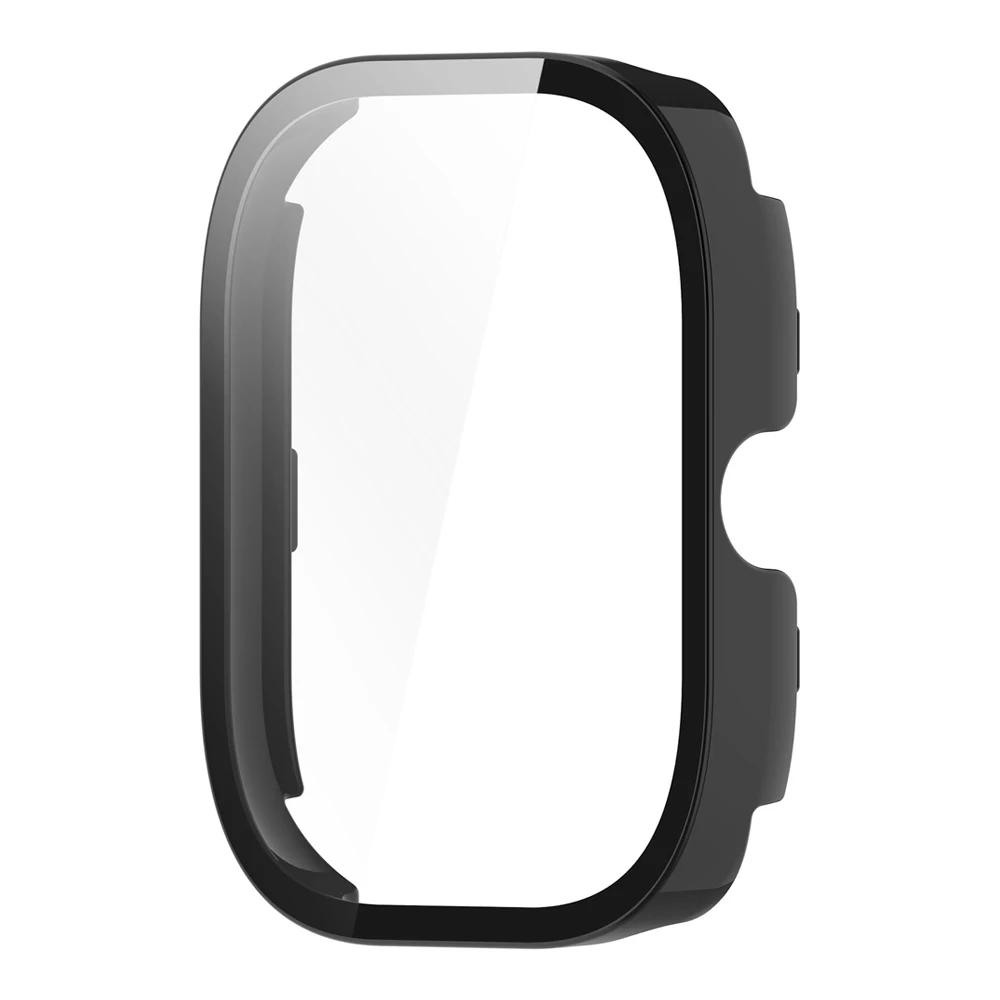 Tempered Glass+Case for Xiaomi Redmi Watch 4 Accessories Screen Protector All Around 9H Hard PC Bumper for Redmi Watch4 Cover