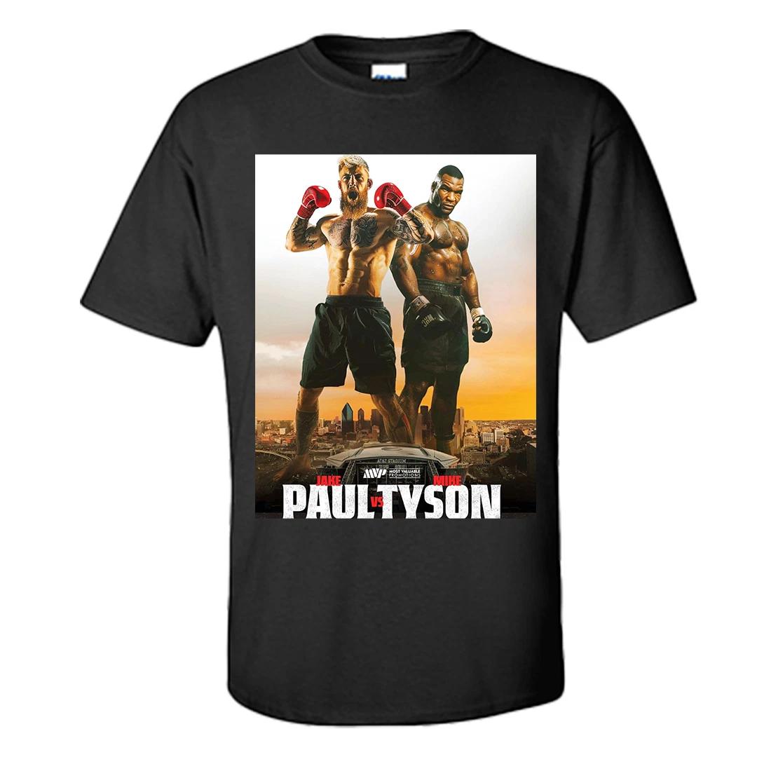 Jake Paul vs Mike Tyson T Shirt New 2024 Boxing Tee Paul vs Tyson Graphic S-XXXL 3XL