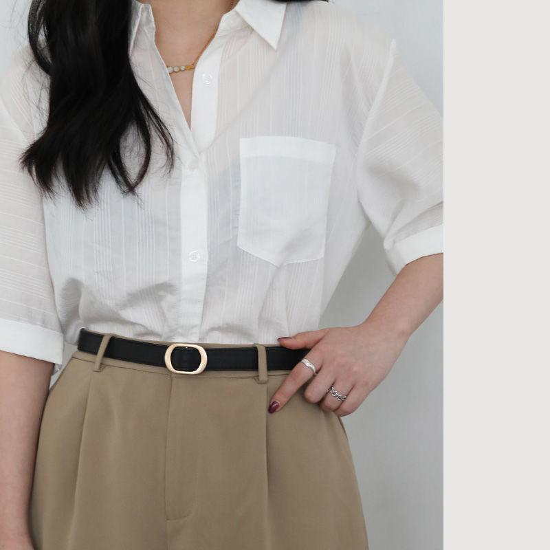 Pu Trendy Black Jeans For Women With Fashionable Belt Offering Retro Appeal Vintage