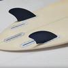 Surfboard Rear Fin Curved Nylon Fiberglass Cutout Base Board Accessory