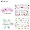 KADS 11pcs/set Valentines Lips Love Series Design DIY Nail Art Stickers Water Transfer Decal Sticker Wraps