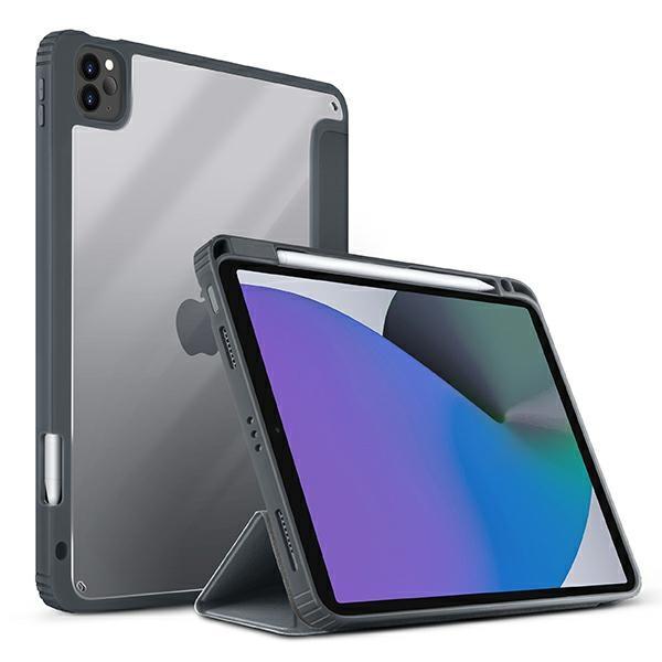 Uniq Etui Moven Ipad Pro 11 (2021/2020) Ipad Air 10.9 (2022/2020) Antimicrobial Szary/Charcoal Grey