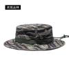 Outdoor Wide Brim Bucket Hat for Fishermen Summer Camouflage Sun Protection for Hiking and Fishing