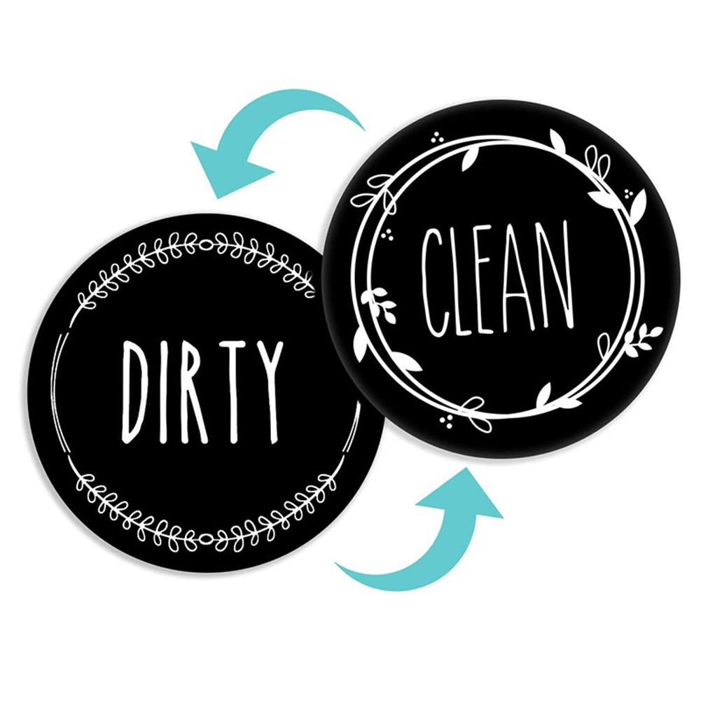 

Double Sided Magnet Magnet Sticker Magnet Clean Dirty Sign Dining & Bar чёрный