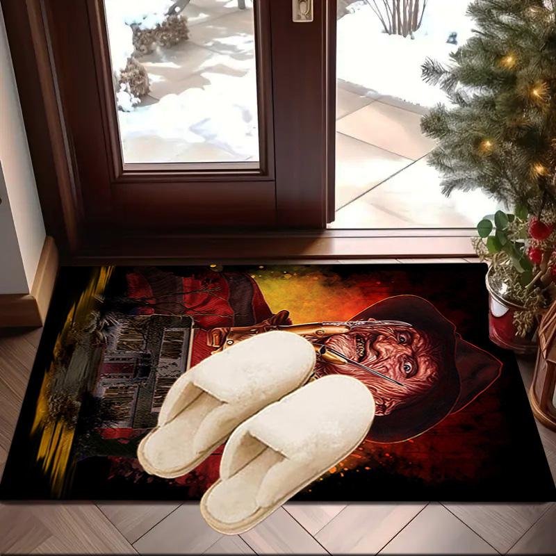 Halloween Horror Night Carpet, Chair Rug,Rug for Office Bedroom Living Rooms, Doormat Decor Fan Gift Christmas Gift