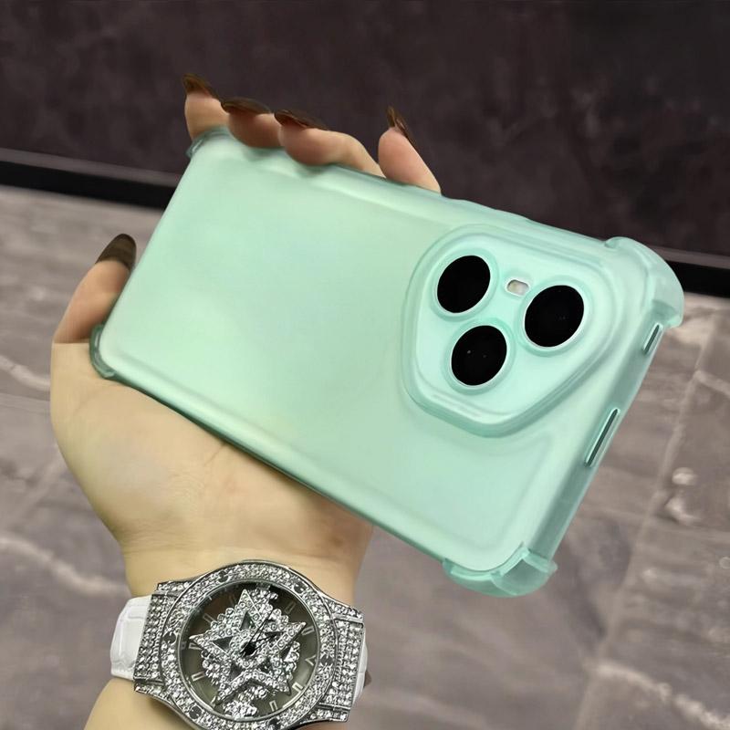 Candy Color Shockproof Transparent Matte Silicone Case For Huawei Honor 400 300 200 100 90 80 70 60 50 Pro Lite Gobal Soft Cover