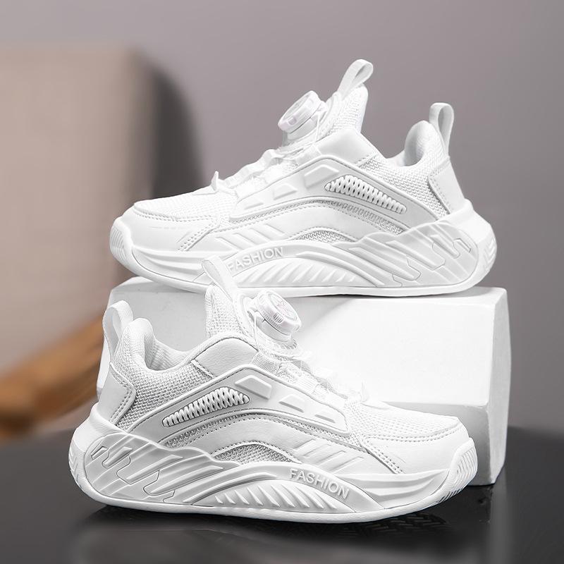 Pantofi sport pentru copii Toamna 2025: Pantofi de alergare cu cataramă rotativă, antiderapante, rezistente la uzură pentru băieți și fete