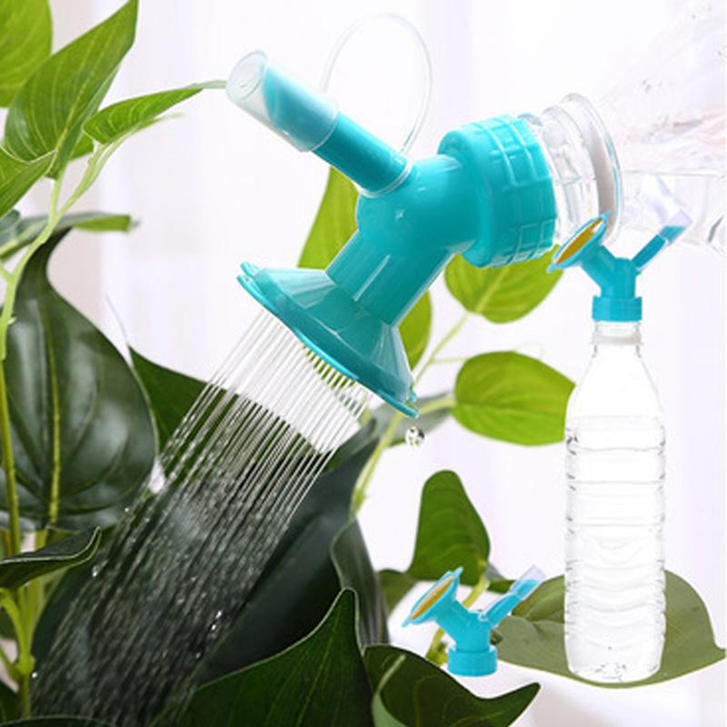 Home Garden Flower Plant Water Sprinkler for Waterers Bottle Watering Cans Sprinkler 2 In 1 Plastic Sprinkler Nozzle