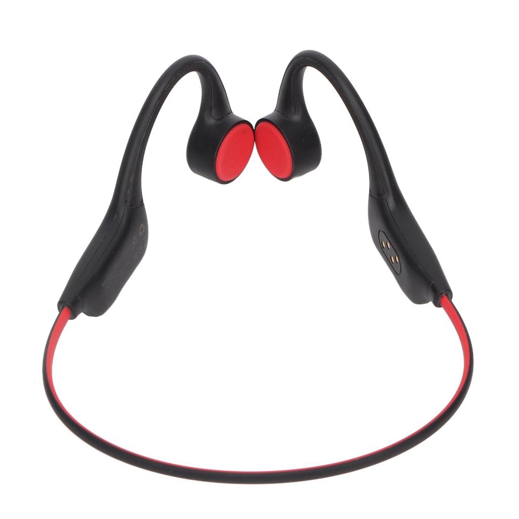 Bone Conduction Bluetooth Headphone Stereo IP68 Sweat Proof Open Ear Wireless Headset with Mic for Running Driving