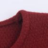 Kaslead New Women clothes Western Style Three Buckles round Neck Knitted Long sleeve Sweater Outerwear Cardigan