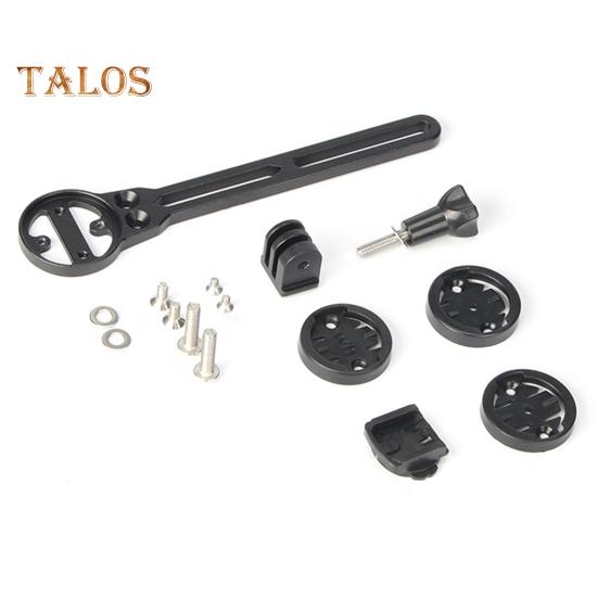 

Крепление для велосипедного компьютера из алюминиевого сплава, легкое, прочное, универсальное, для горного велосипеда, шоссейного велосипеда, держатель для компьютера, аксессуары для велосипеда чёрный