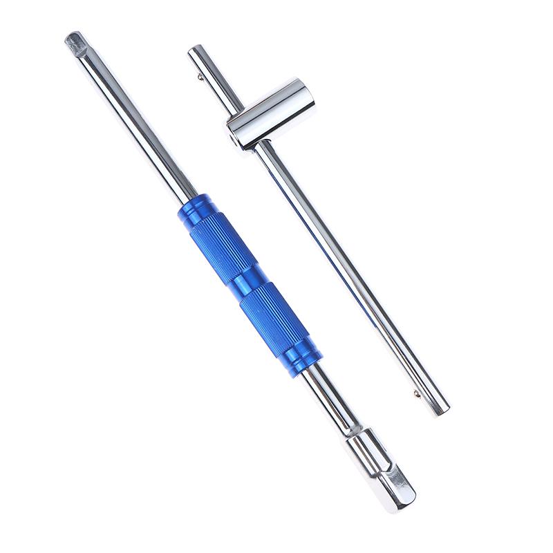 Multifunctional T-Handle Socket Wrench Set, Interchangeable Sockets And Lever Bar, Easy To Use Hand Tool For Repair Work