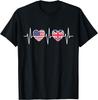 USA And Great Britain British Flag Flags T-Shirt