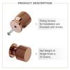 10 Piece Knobs for Cabinets– Modern Aluminum Drawer Knob for Kitchen, Wardrobe, Cupboard, and Home Furniture (PVD Rose Gold Finish)