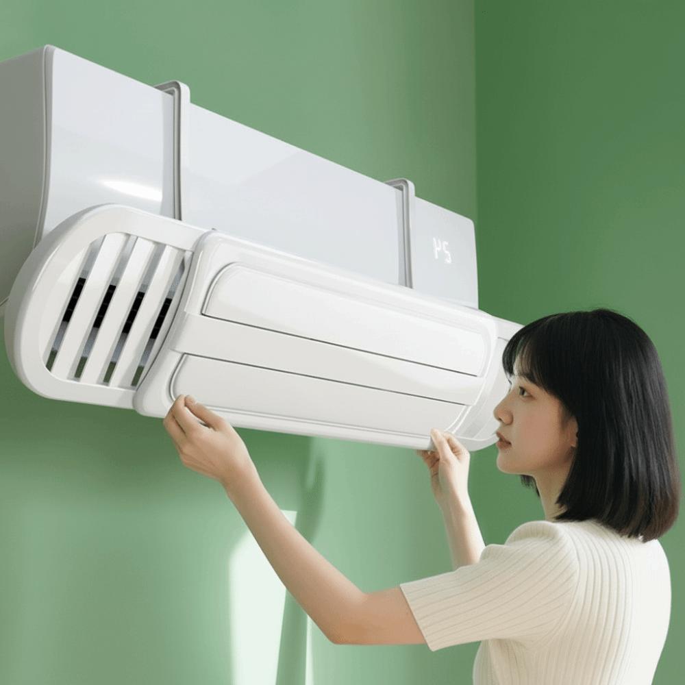 Adjustable Air Conditioning Guide Cover Hanging Wind Direction Baffle Wind Guide Cover  Office