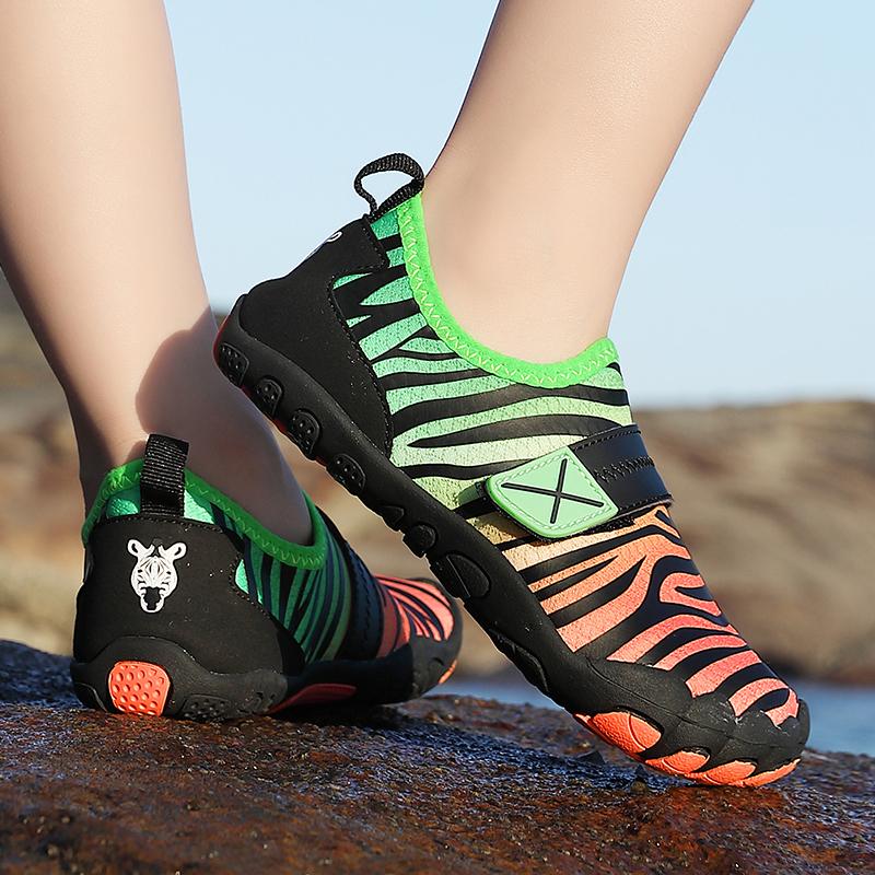 Kinder Wasserschuhe Kinder Aquaschuhe Entwässerung Strand Sport Sandalen Schnell trocknend Schwimmen Barfuß Waten Bootfahren Tauchen Surfen Turnschuhe