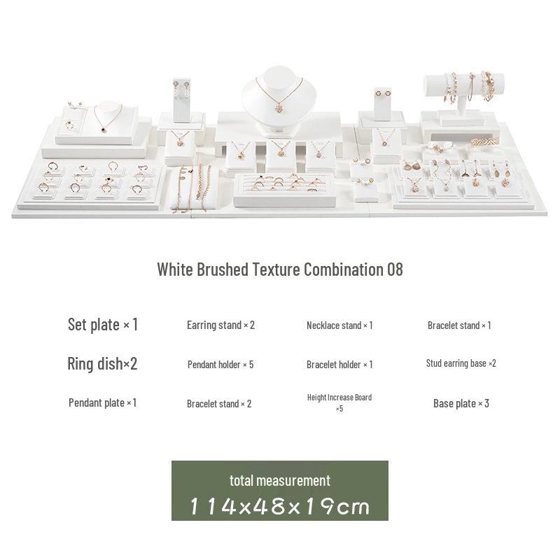 Spring Melt Jewelry Display: Bracelet, Earring, Necklace, and Ring Stand