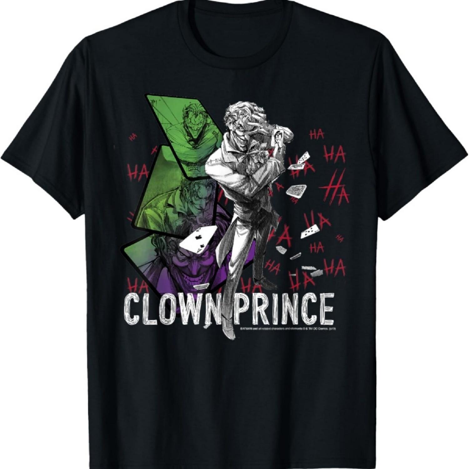 DC Comics Футболка Бэтмен Джокер Принц Клоунов XXXXXL разноцветный
