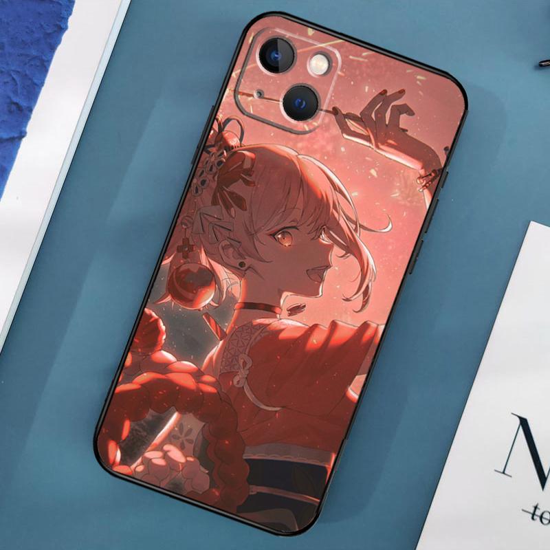 

Чехол-бампер для iPhone 15 14 13 12 11 Pro Max X XS Max XR 7 8 Plus SE 2020 2022 с аниме-стилем Genshin Impact Yoimiya iPhone 11 Pro