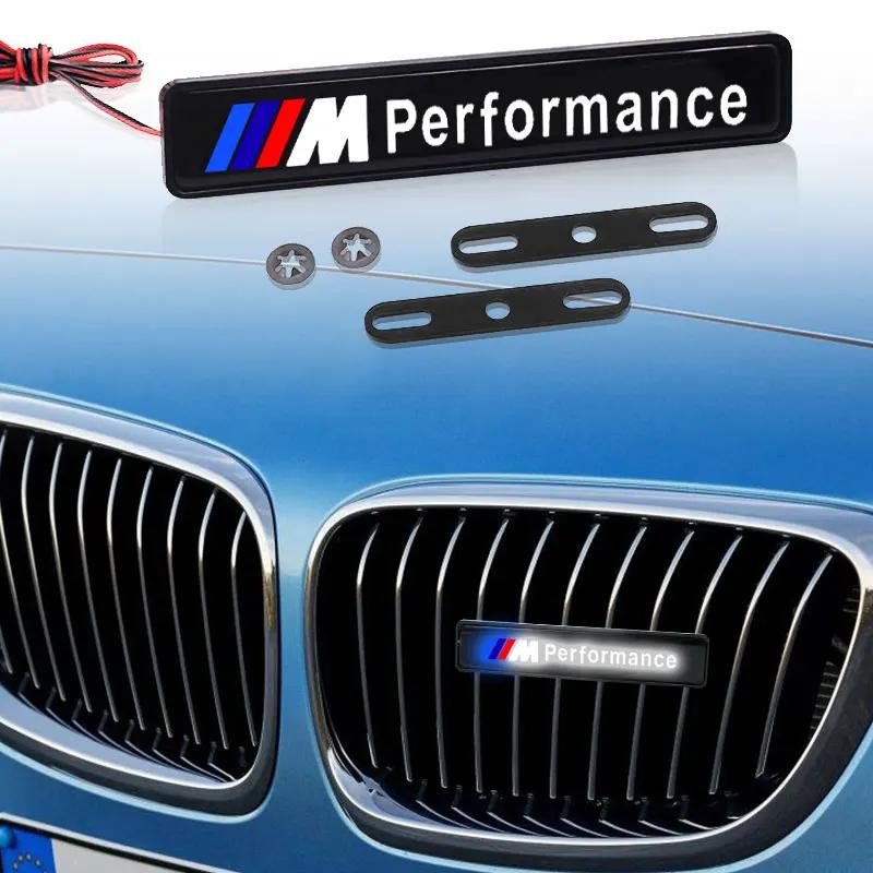 LED Front Hood Grille Emblem Badge Decorative Car Light For BMW M E34 E36 E60 E90 E46 E39 E70 F10 F20 F30 X5 X6 X1 M3 M5 F02 F87