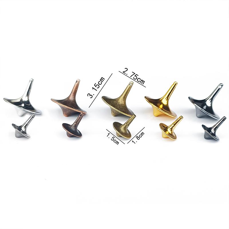 Mini Metal Gyroscope Rotating Gyroscope Fingertip No Resistance Small Whirlwind Gyroscope Decompression Toy Children's Gift