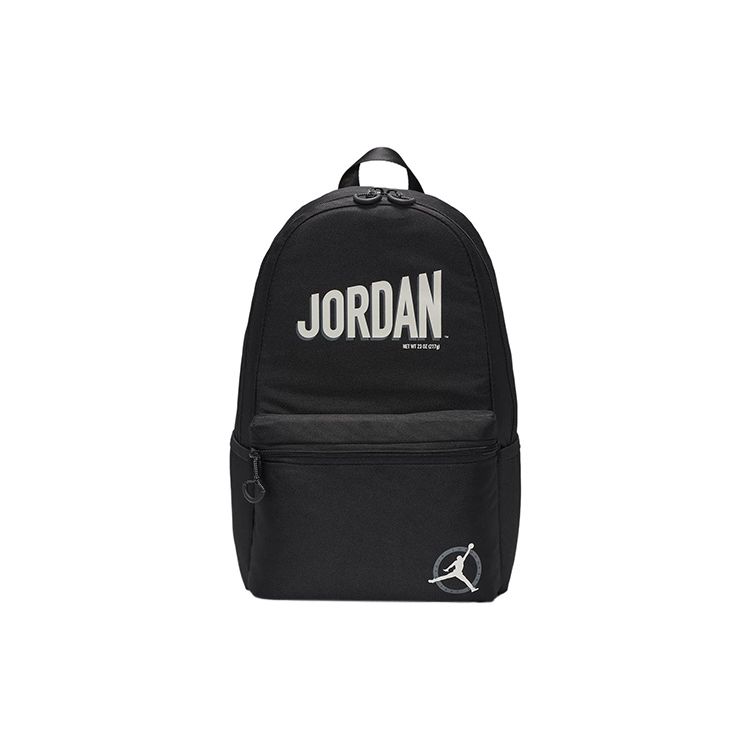 Jordan MJ MVP Flight Casual Sports Polyester Backpack Unisex Backpack Black FJ6812-010 Black