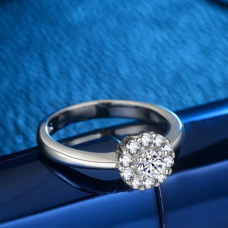 Custom Flower Ring - Elegant European & American Style Jewelry for Women