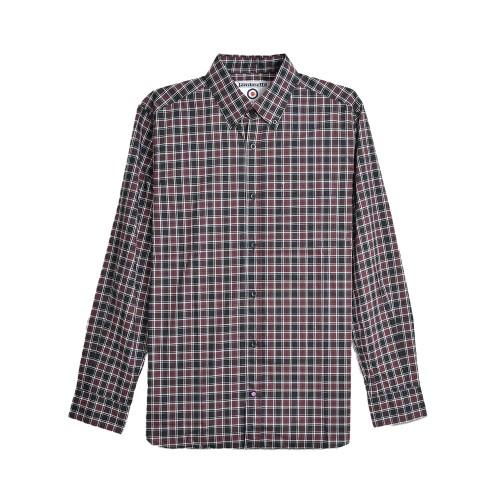 Lambretta Mens Checked Long-Sleeved Shirt