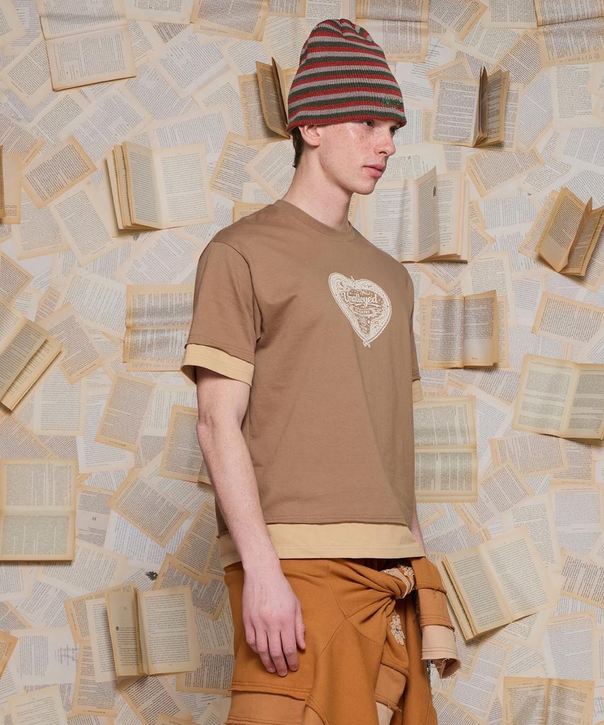 UNALLOYED Western Heart T-Shirt / Beige