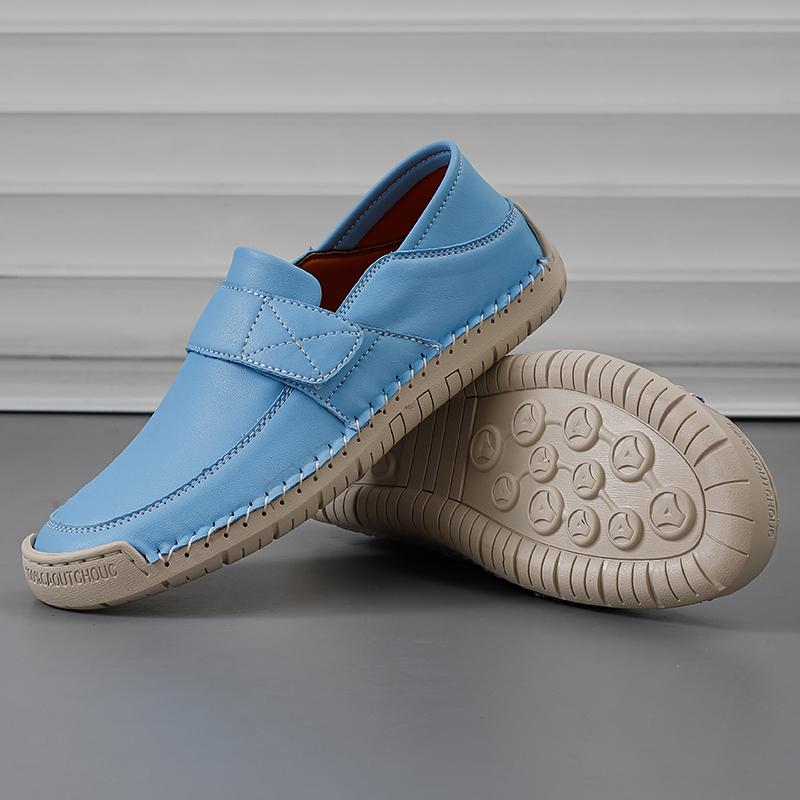 Women's Loafers Summer Pink Moccasins Casual Wide Head Purple Walking Shoes Plus Size