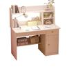 Primary School Students’ Desk & Chair Set with Integrated Bookshelf – Simple Study & Writing Computer Desk