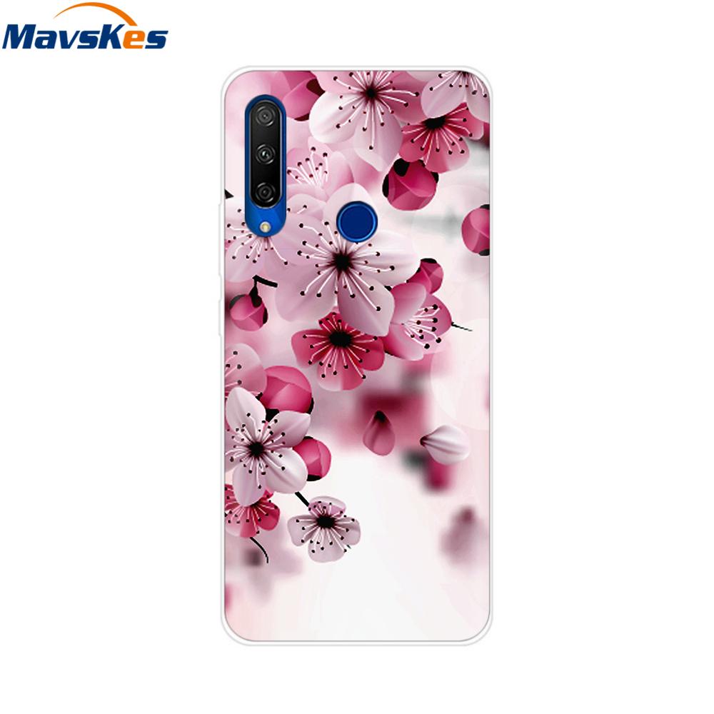 Painted Case For Alcatel 1S 2020 5028Y 5028D Case TPU Soft Silicone Cover Funda For Alcatel 1S 2020 Case Cover Etui Bumper Coque