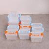 5Pcs Dollhouse Mini Storage Box Clear Toolbox Model Dollhouse Home Home Decoration Dolls House Micro Scene Decor Props
