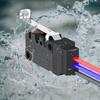2PCS Waterproof Micro Limit Switch with Long Straight Roller Lever SPDT 3 PIN Pre-wired 10A 125 250V Micorswitch for Electronic