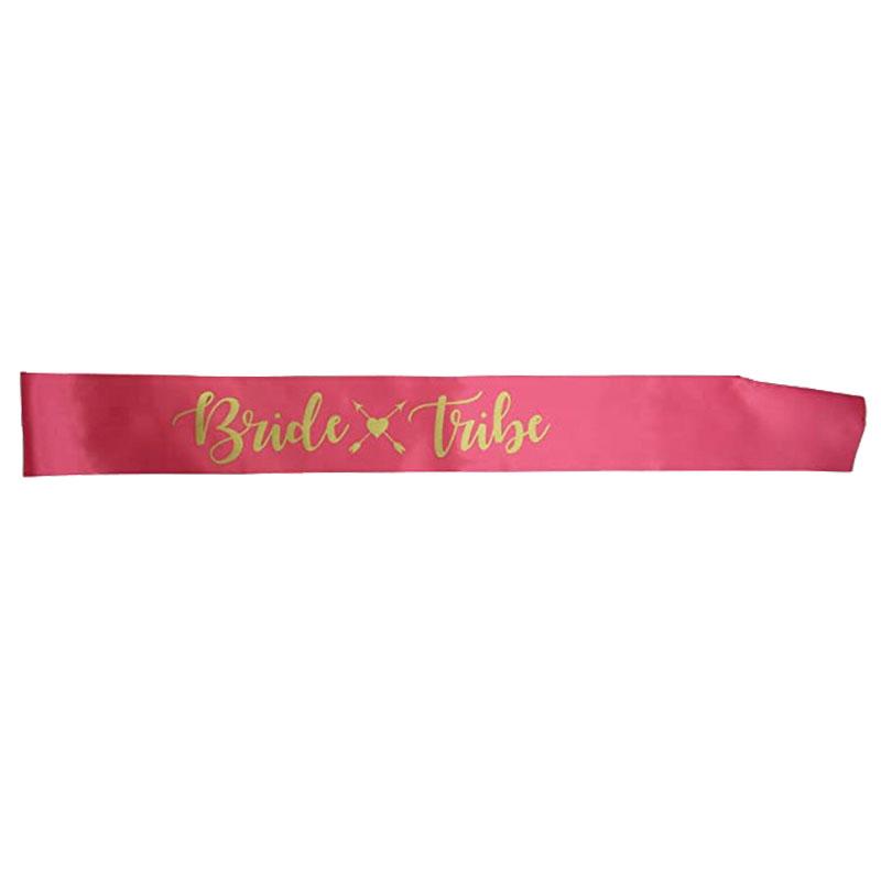 

7/1Pcs Bride To Be Sash Wedding Decoration Bridal Shower Team Bride Tribe Satin Sash Hen Bachelorette Party Decoration Supplies