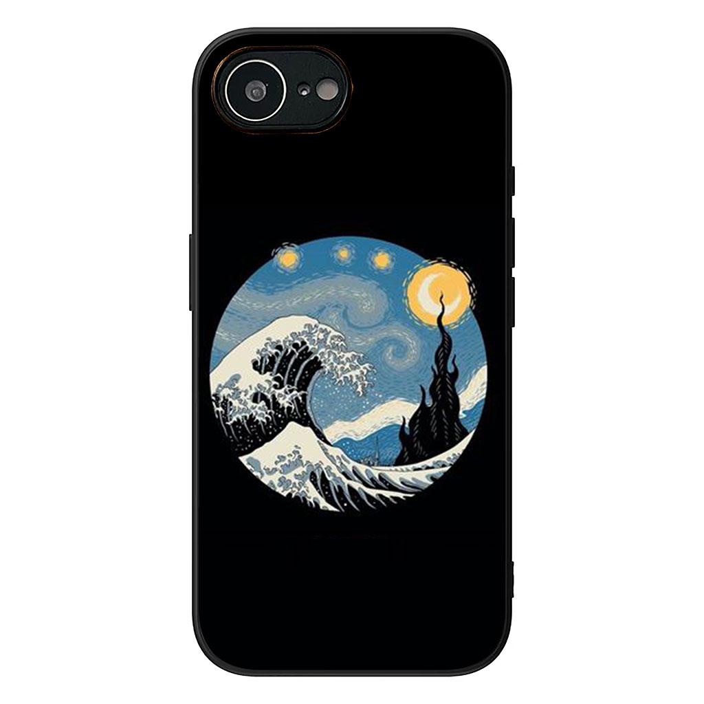 Cover for Apple iPhone 17 16 11 Pro XS Max XR 6 7 8 Plus 16E SE 2020 Air 5 SE2 Phone Case The Great Wave of Kanagawa ocean