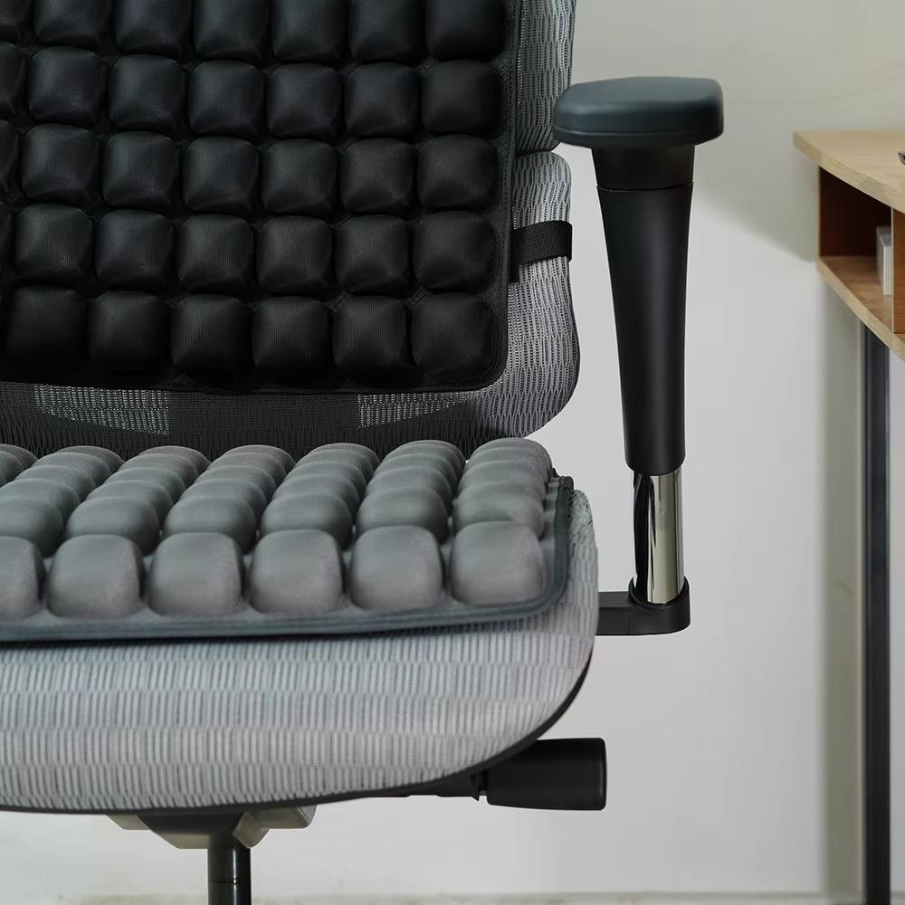 High Rebound 3D Air Cell Seat Cushion Breathable Anti-bedsore Travel Cushion Anti-Slip Lightweight Inflatable Seat Cushion
