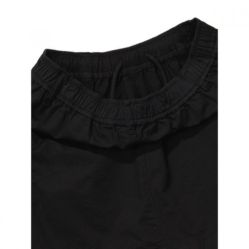 [24ss] Women Skirt Pocket Half Pants  Black 